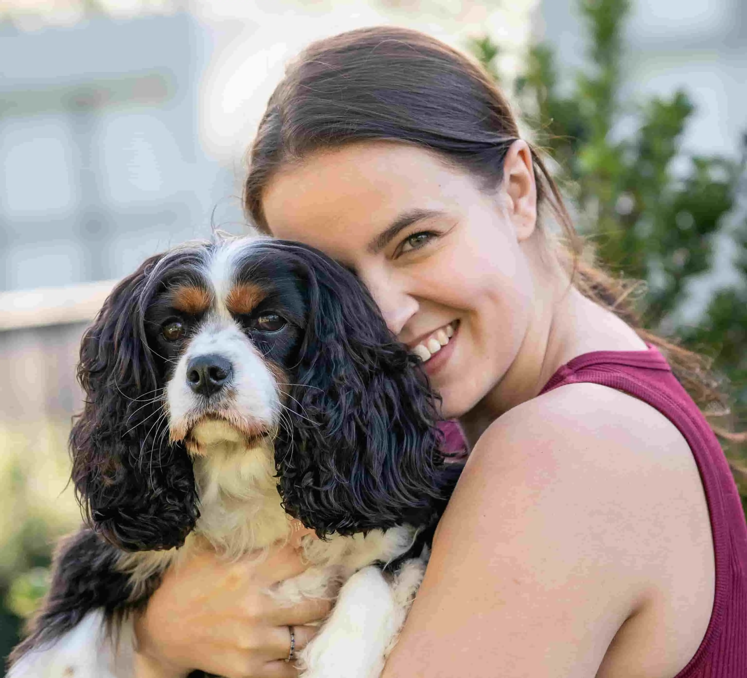 molly and dog